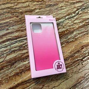 NWT Juicy Couture Pink Ombre Phone Case For iPhone 12
